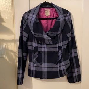 Tulle Brand Cropped Coat
